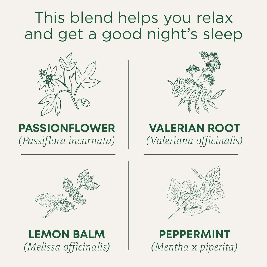 Traditional Medicinals Nighty Night Extra tea ชาส่งเสริมการนอนหลับสนิท ปราศจากคาเฟอีน บรรจุ 16 ถุง