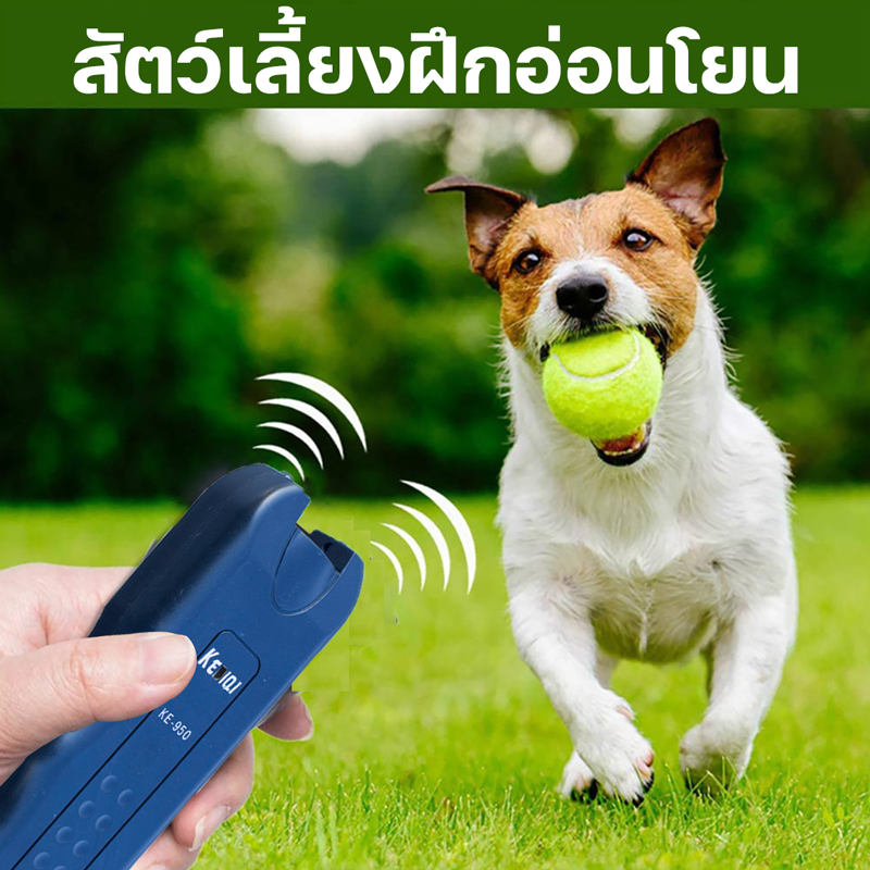 ARIDOO  อุปกรณ์ไล่สุนัข/แมว ใช้เสียงอัลตราโซนิก+LED ควบคุมการฝึก ไร้สัตว์รบกวน 10,000เมตร #PetTraining