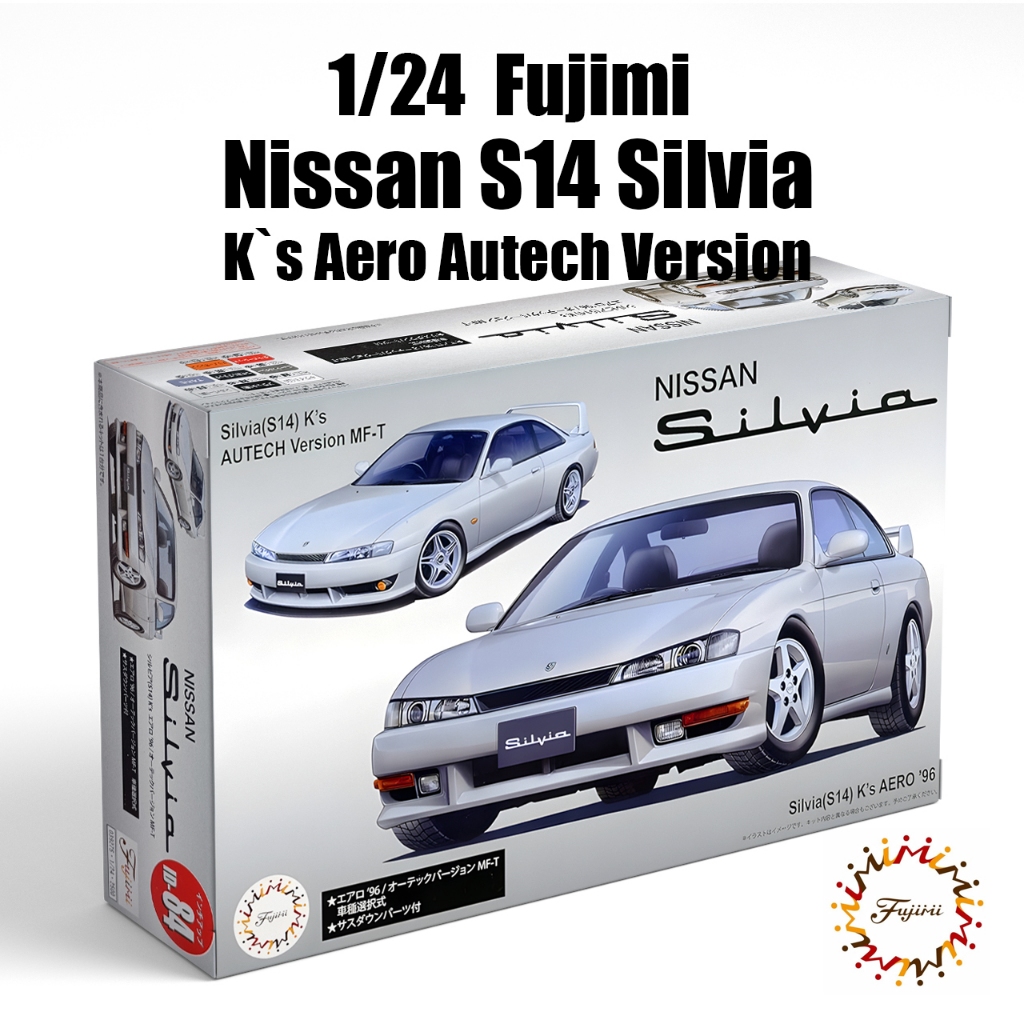 Fujimi 1/24 Nissan S14 Silvia K's Aero Autech Version