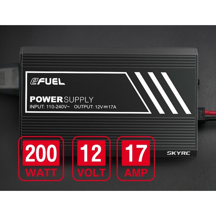SKYRC eFUEL 200W 17A Power Supply พาวเวอร์ซัพพลาย แหล่งจ่ายไฟ 🎉 ของแท้ ส่งจากไทย 🎉