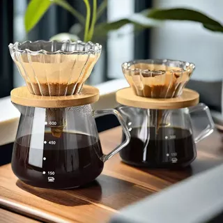 MocooSS เหยือกดริปกาแฟ มินอมอล 300ml/600ml มีให้เลือก 2ขนาด Coffee Server