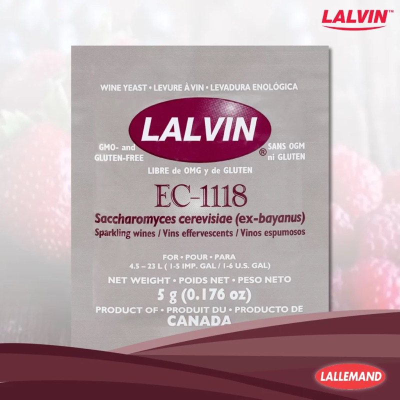 Lalvin EC-1118 – Wine yeast (5 g)