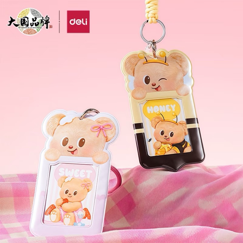 พวงกุญแจหมีเนย Photo Frame Card ID  พวงกุญแจ butterbear หมีเนย official ใส่รูป ใส่บัตร