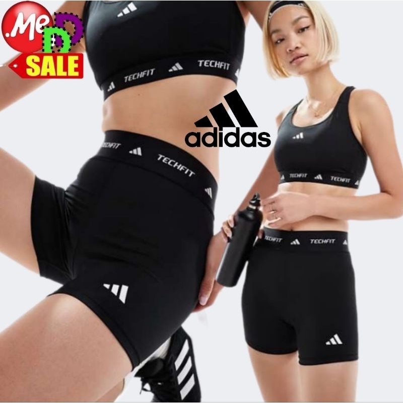 Adidas - ใหม่ กางเกงรัดกล้ามเนื้อใส่ออกกำลังกาย Adidas TECHFIT Compression Short IT2275 JG8887 JE882