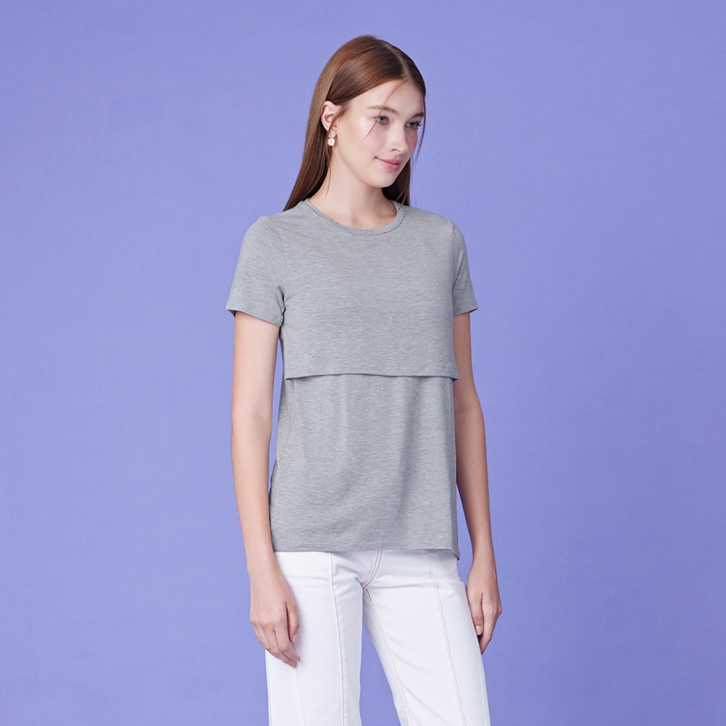 Nitan (นิทาน) เสื้อให้นม Viola Top Maternity And Nursing Top