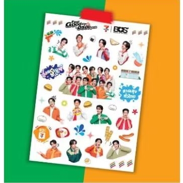 สติ๊กเกอร์ Bus x 7eleven สงกรานต์ สติ๊กเกอร์วงบัส