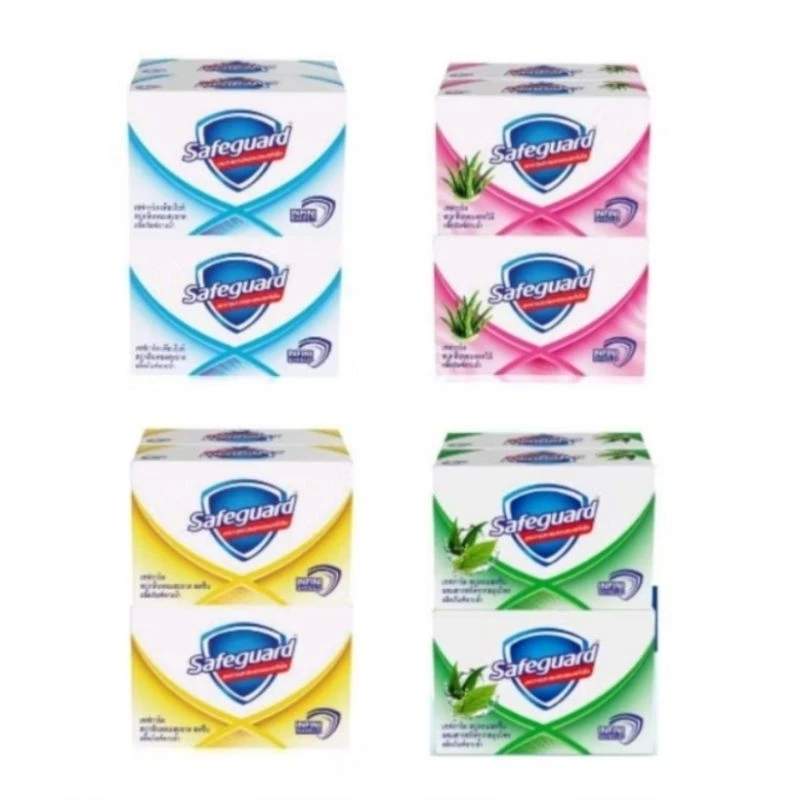 Safeguard เซฟการ์ด สบู่แอนตี๋แบคทีเรีย กลิ่นหอม สดชื่น 48กรัม 58 กรัม แพ็ค 4