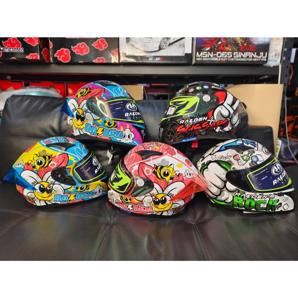 ✨ หมวกกันน็อค Raiden EXON 2025 🌻🌺 🤚✊✌ ✨