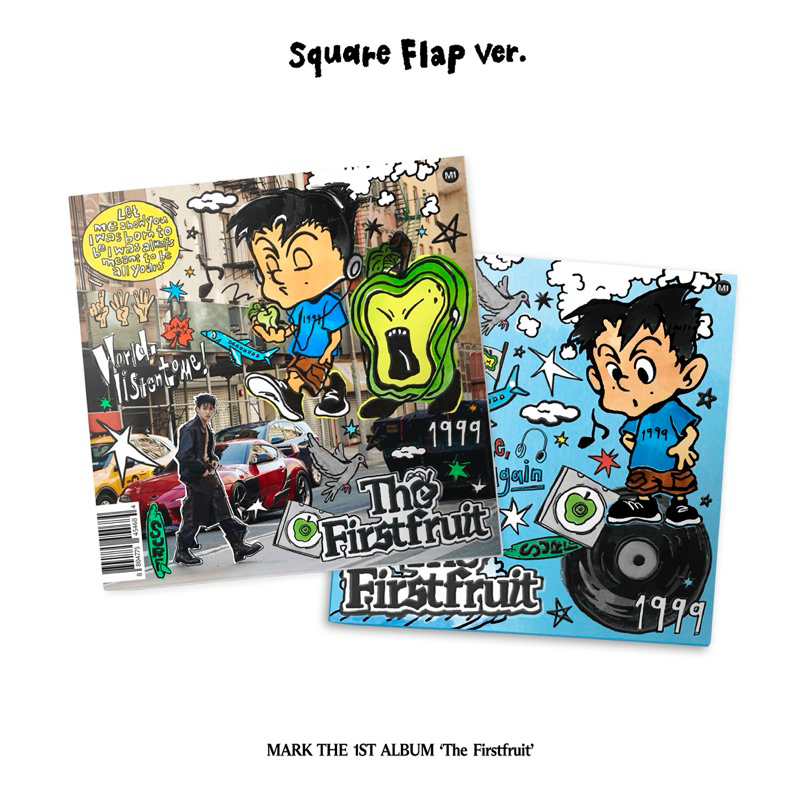 [สั่งซื้อผ่านไลฟ์ เหลือ 153 ‼️] {พร้อมส่ง} อัลบั้ม The first fruit - Mark (Square flap ver.)