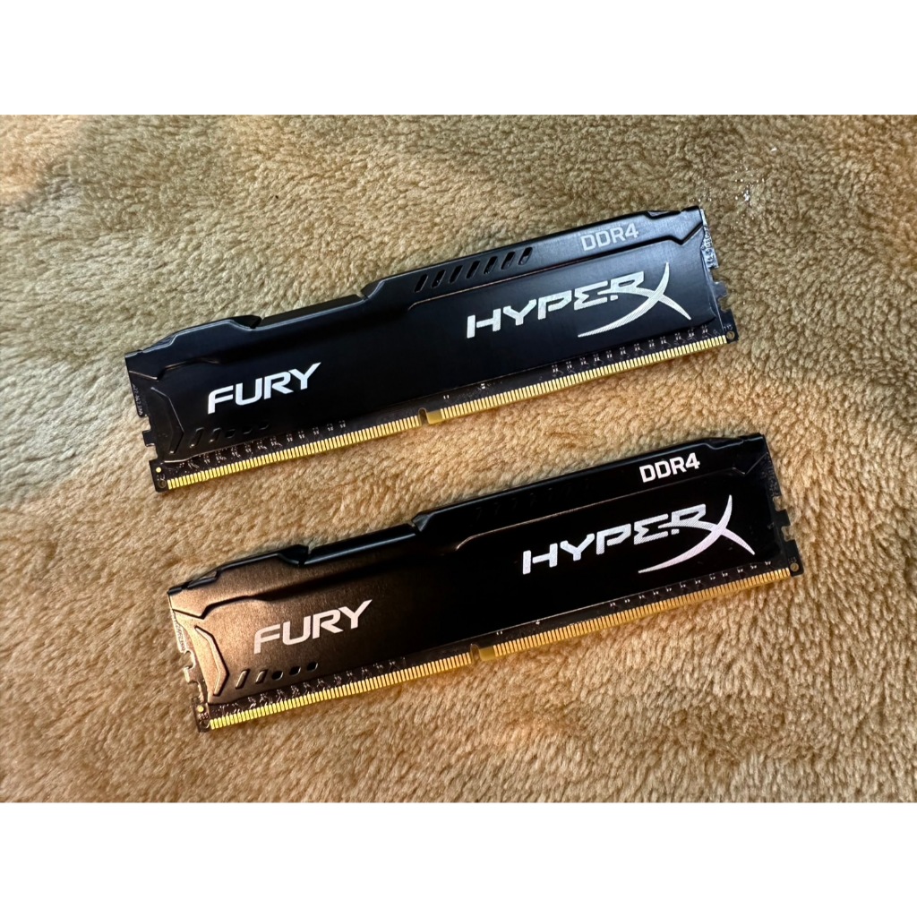 16GB ( 8GBx2 ) DDR4/2133 RAM PC (แรมพีซี) KINGSTON HyperX FURY (BLACK) ( HX421C14FB2K2/16 )