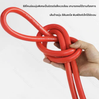 สายไฟซิลิโคน สายไฟแบตเตอรี่ แท้ ทนความร้อนสูง 8awg 10awg 12awg 14awg 16awg 18awg 20awg สายอ่อน Silicone Wire