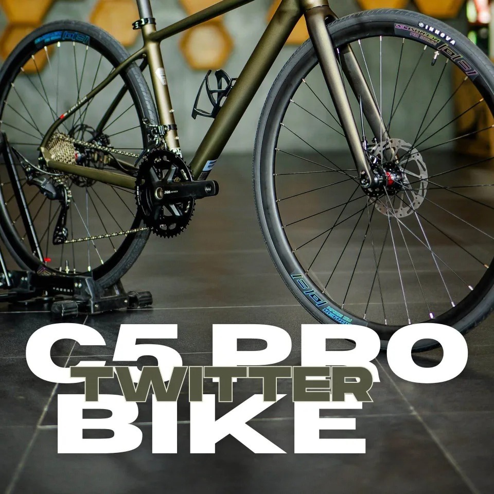 จักรยานเสือหมอบ Twitter Mosso C5 Pro 2x12 สปีด ชุดขับ Retrospec/Shimano 105 ไฮดรอลิคดิสเบรค ตีนผี 10