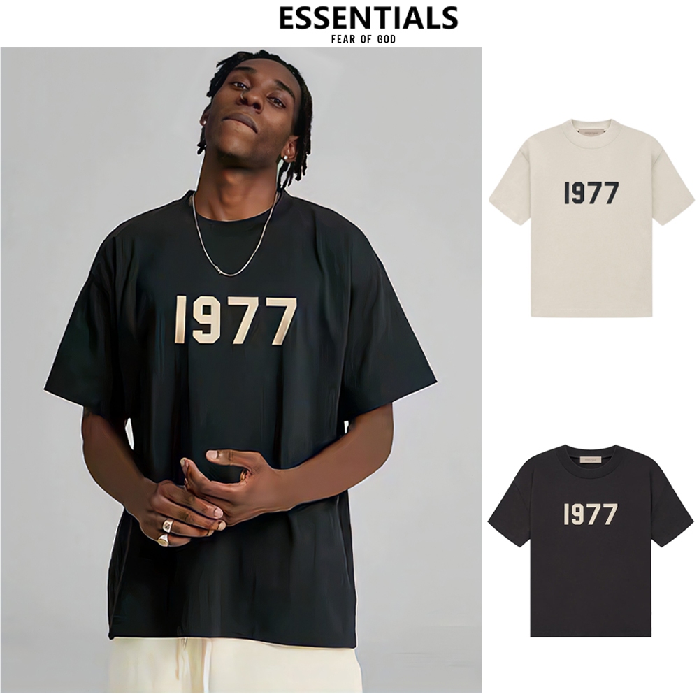 New เสื้อยืด Fear Of God Essentials แท้ 1977 Tee lron T-Shirt