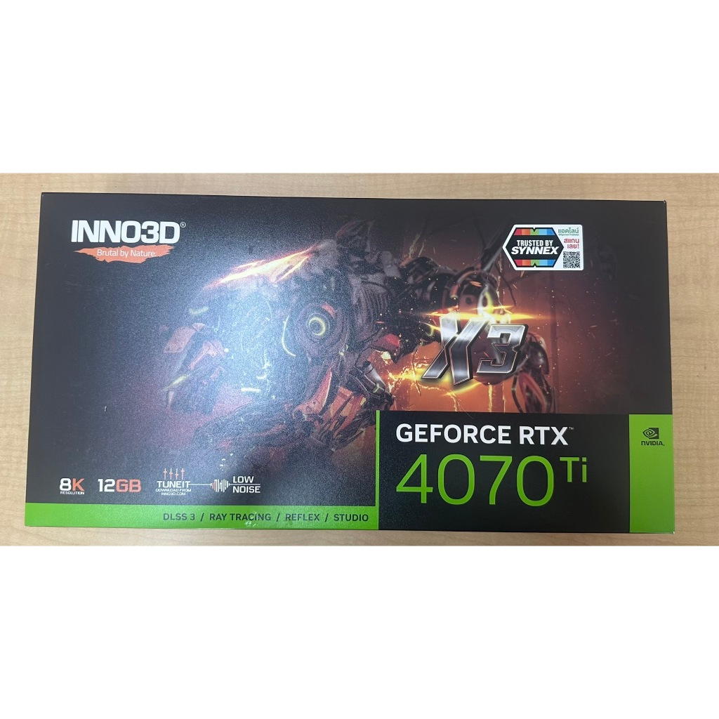 INNO3D GEFORCE RTX 4070 TI X3 - 12GB GDDR6X (มือสอง)