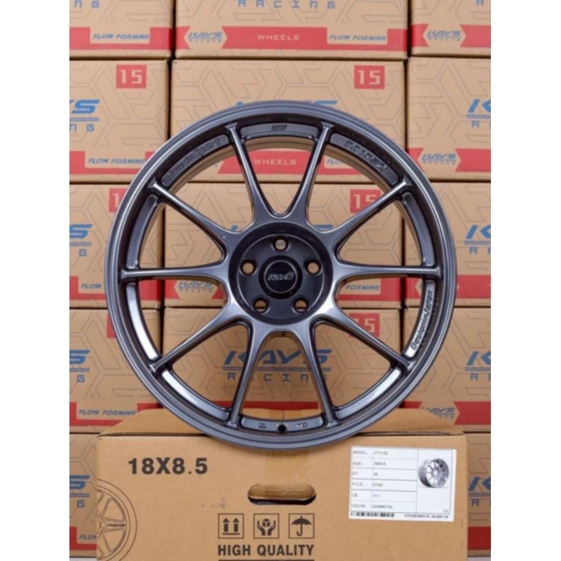 ล้อ TC105X 18×8.5 ET35 PCD 5/100 (งานKAYS)