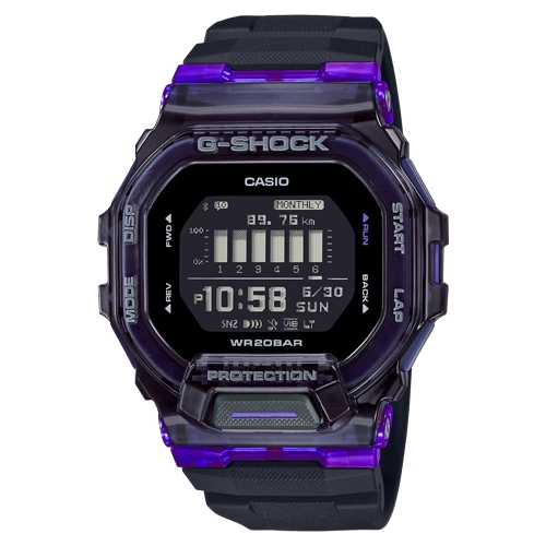 G-Shock นาฬิกาข้อมือผู้ชาย สายเรซิ่น รุ่น GBD-200,GBD-200SM,GBD-200SM-1A6