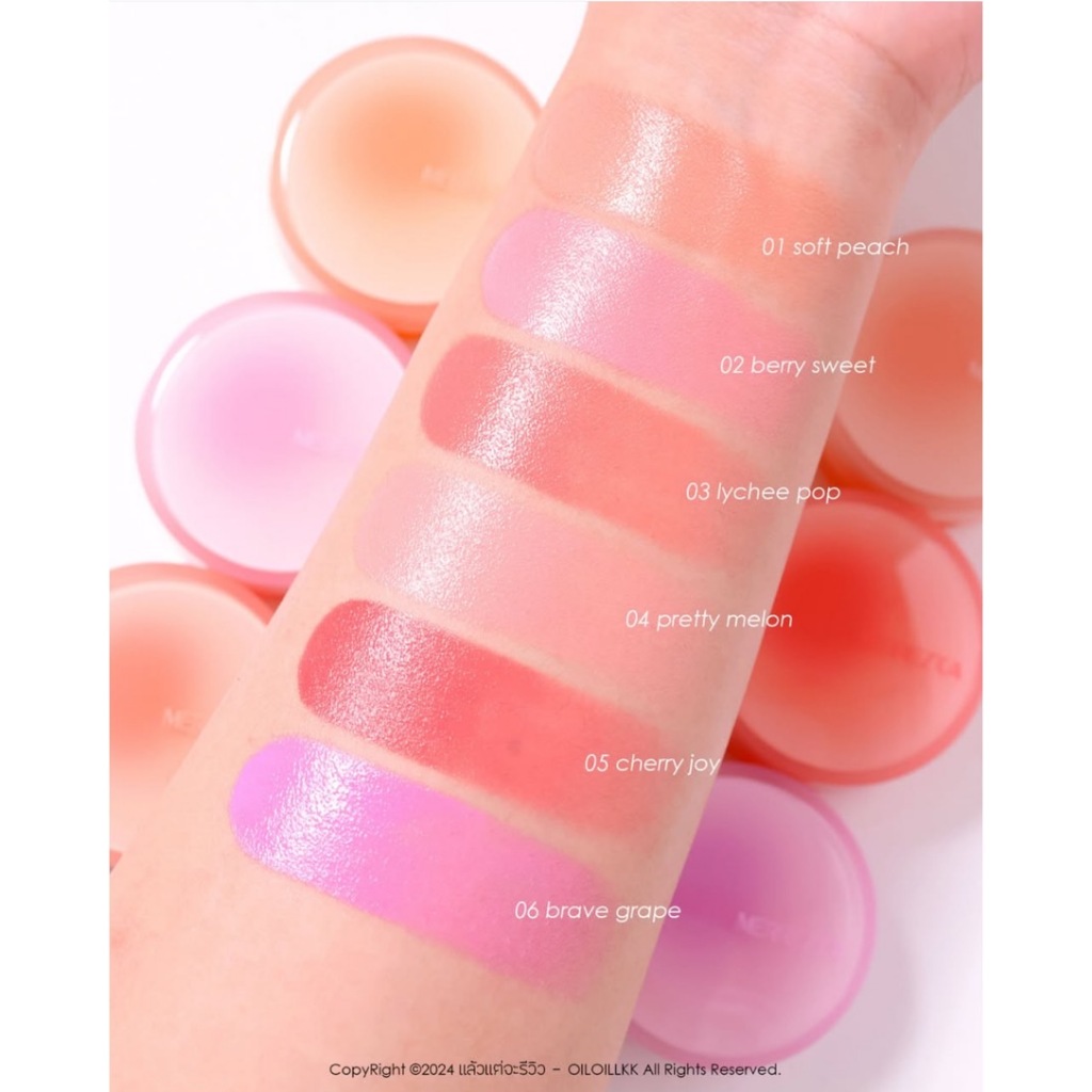 [พร้อมส่ง] MERREZ’CA Velvet Touch Cushion Blusher เมอร์เรซกา บลัชออนคุชชั่น  เนื้อกำมะหยี่นุ่มลื่น เกลี่ยง่าย 3 g. ราคา ถูกที่สุด ดีลบีเคเค แกลเลอรีภาพที่ 4