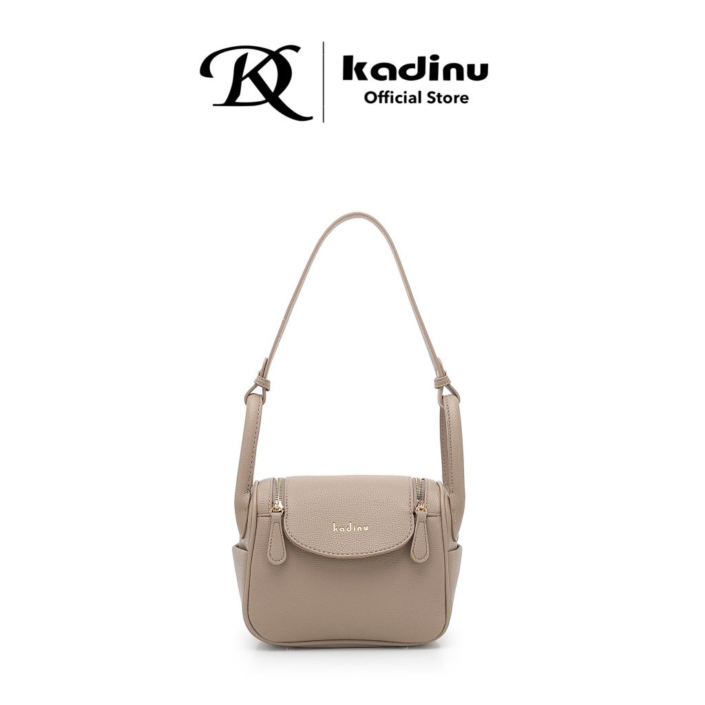 KD Kadinu กระเป๋าแฟชั่นสะพายไหล่ น้ำหนักเบา ซิปรูด 2 ด้าน (H5872)