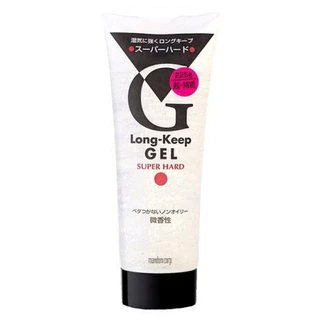 GATSBY Long-Keep Gel Super Hard ผลิตภัณฑ์จัดแต่งทรงผม 225g