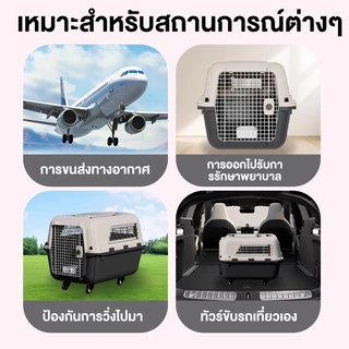 กล่องเดินทางสัตว์เลี้ยง กรงหิ้วแมว กรงเดินทาง กล่องใส่สัตว์เลี้ยง กรงเดินทาง กล่องใส่สัตว์เลี้ยง