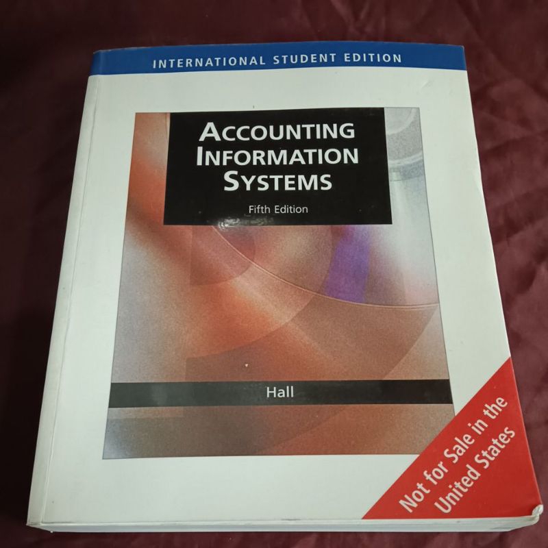 Accounting Information Systems สันหลุดตามภาพมีเขียนชื่อ