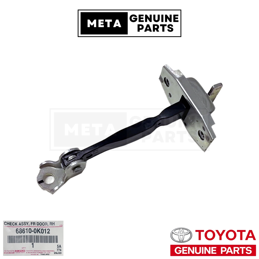 (แท้ศูนย์100%)กันเลยประตูหน้า TOYOTA VIGO,VIGOCHAMP,VIOS,ALTIS,YARIS,FORTUNER,WISH ใส่ซ้าย,ขวา #TOYOTA 686100K012
