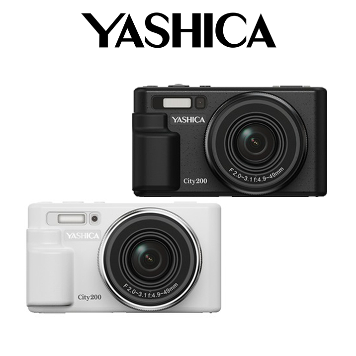 YASHICA City 200 Digital Camera (Black / White) กล้องดิจิทัล ประกันศูนย์ 1 ปี Yashica City200