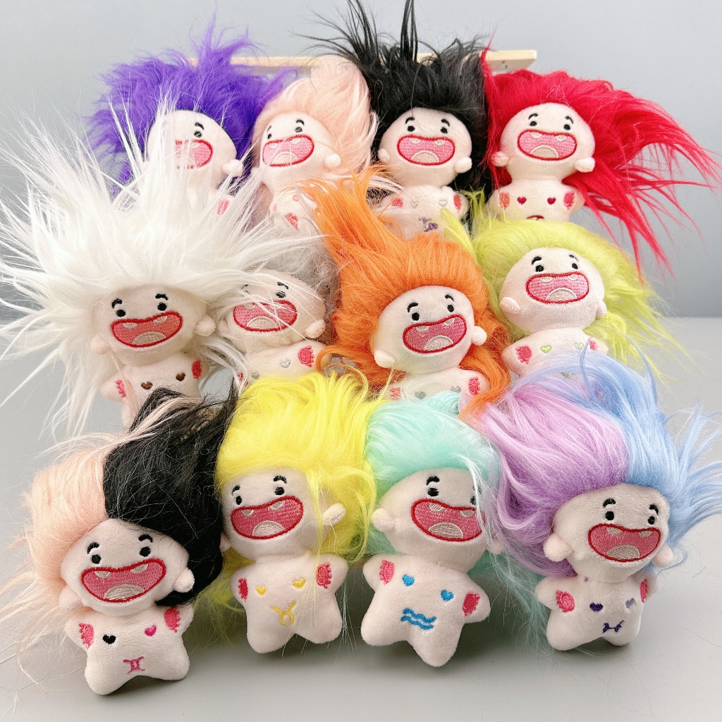 พวงกุญแจตุ๊กตาการ์ตูนน่ารัก จี้ตุ๊กตาชุด 12 ดวงชะตา สามารถ DIY ได้อย่างอิสระ ของขวัญสำหรับแฟน ราคา ถูกที่สุด ดีลบีเคเค รูปภาพหลัก