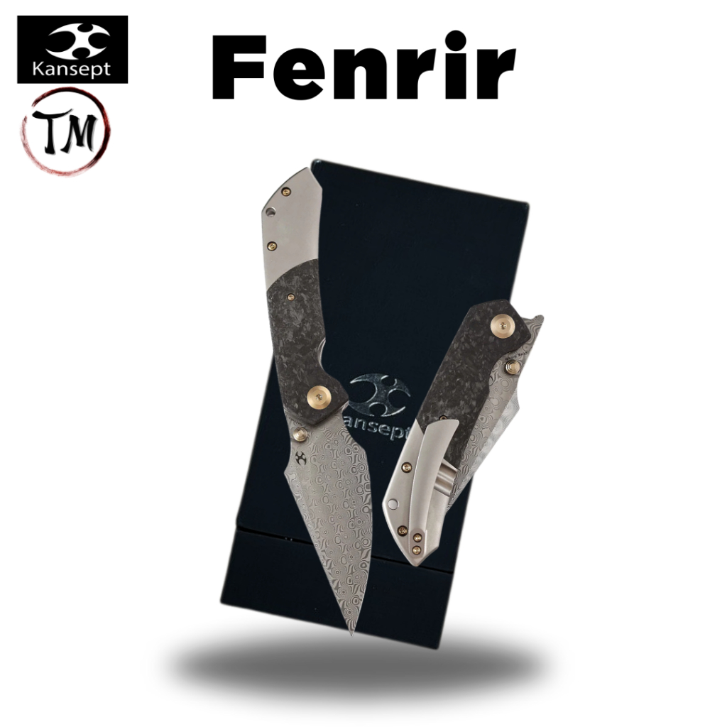 KANSEPT Fenrir K1034B1 เจ้าหมาป่าคาร์บอนดามัสกัส ใช้งานได้หลากหลาย การออกแบบที่ไม่เหมือนใคร