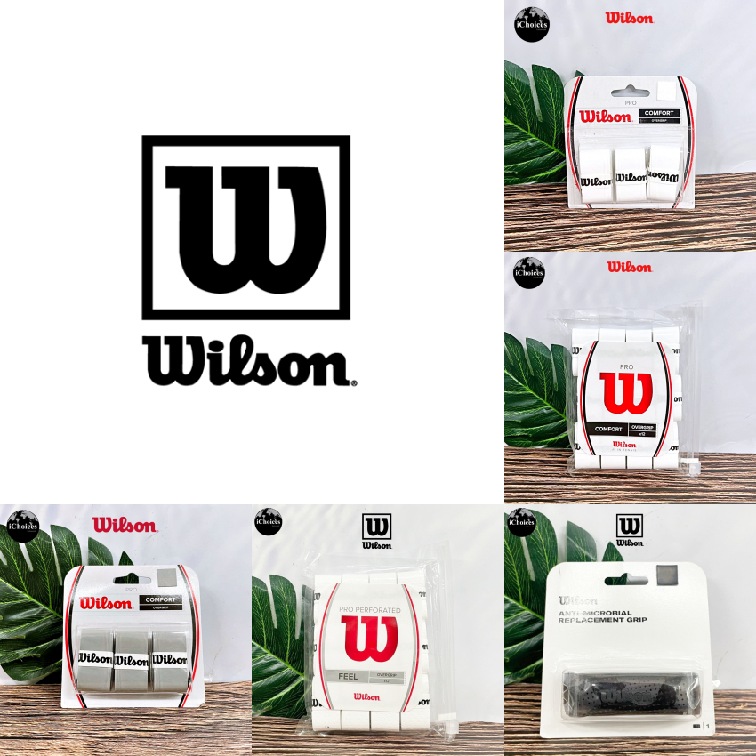 [Wilson] Overgrip Comfort Pro, White โอเวอร์กริป เทปพันด้ามไม้เทนนิส