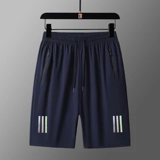 กางเกงขาสั้นแฟชั่นญี่ปุ่นเรียบง่าย ขนาด L-5XL กางเกงกีฬาชาย สวมใส่สบาย ผ้าแห้งเร็ว ราคาส่ง