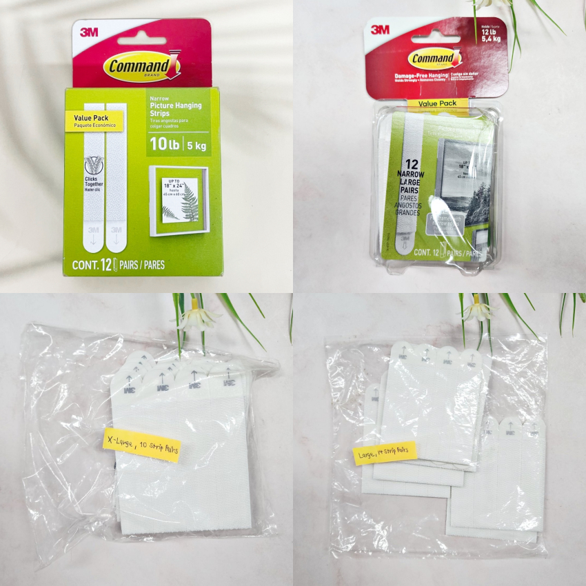 [Command®] Narrow Picture Hanging Strips แถบกาวติดผนังแขวนรูปภาพ