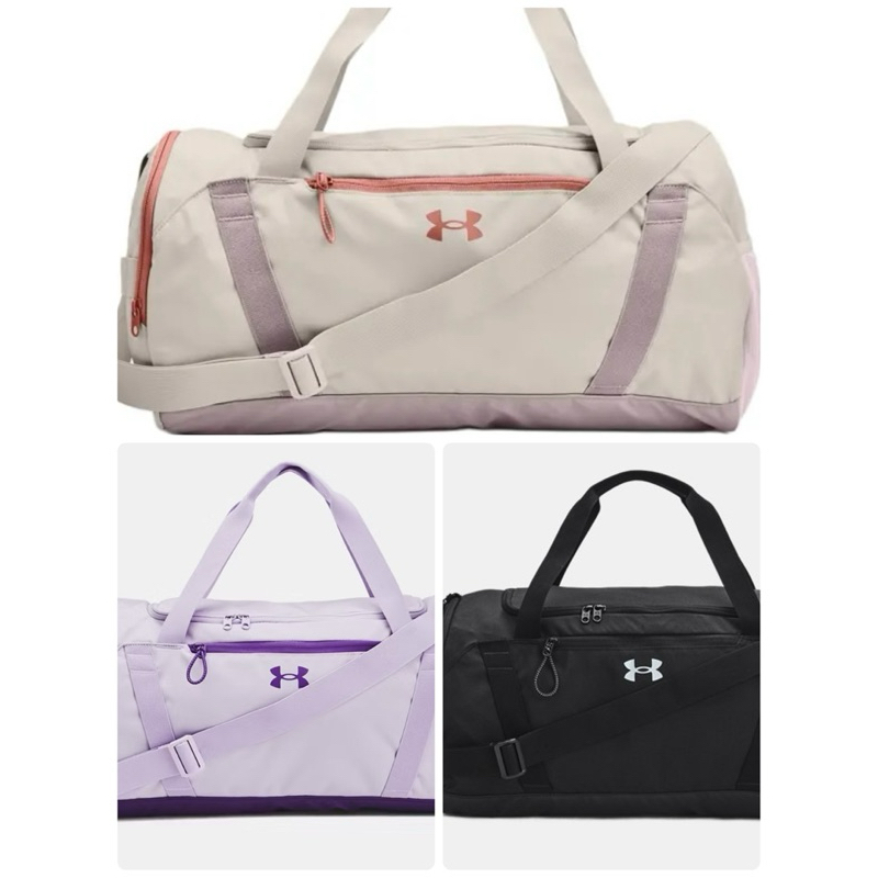 Under Armour Polyester Travel Bag Regular Women's Gray & Pink 1376453-289
