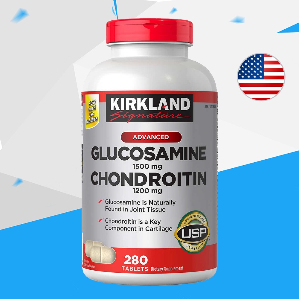 (Exp.05/2029)Kirkland Signature Glucosamine & Chondroitin 280 Tablets