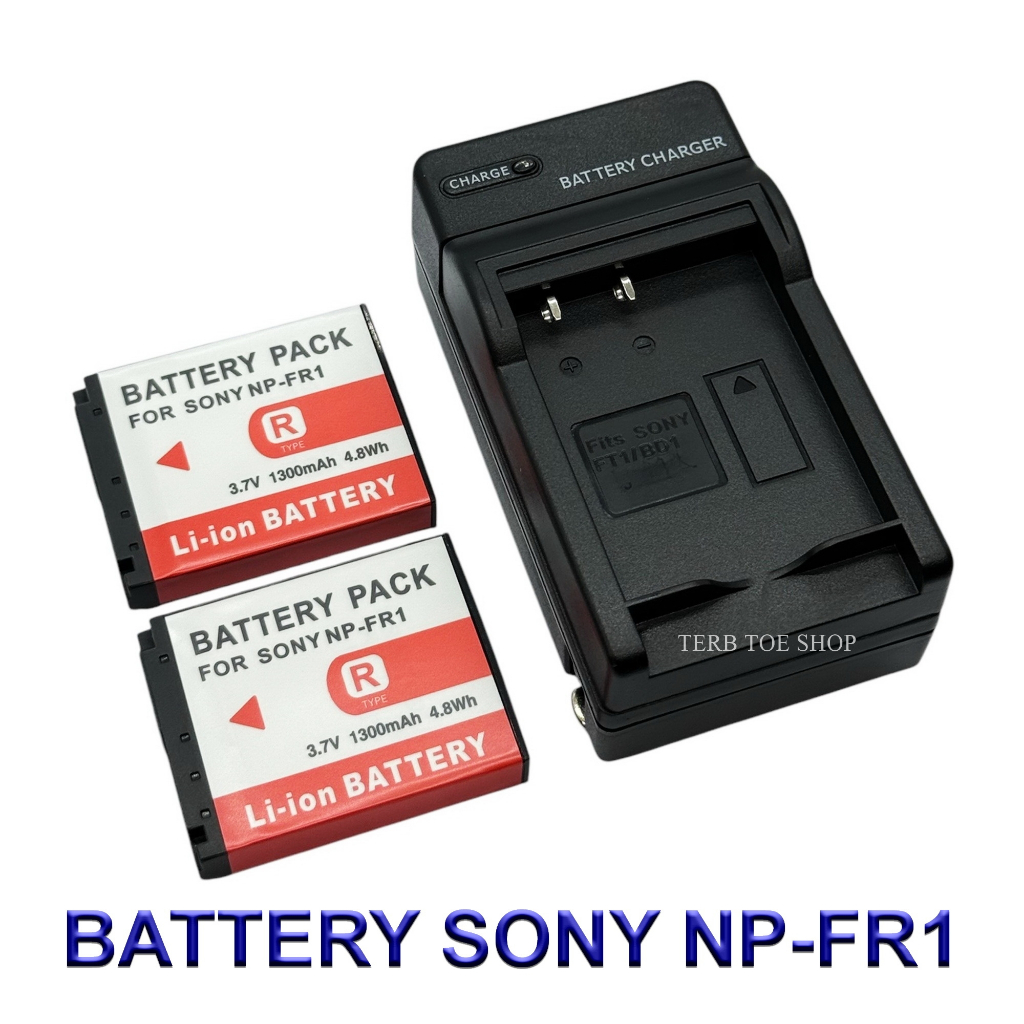 NP-FR1 / NPFR1 / FR1 Battery and Charger For Sony Cyber-Shot DSC-T30,T50,F88,G1,P100,P120,P150,P200,
