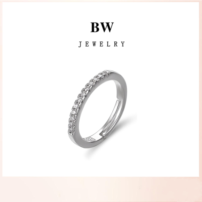 Jewelry แหวนแฟชั่นปรับได้  แถมฟรีกล่อง เรียบง่าย แหวนสุภาพสตรี  ✨BWJ009 ของขวัญ
