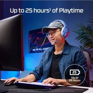 HyperX Cloud Jet [Wireless] Over-ear Headset Gaming หูฟังเกมมิ่งไร้สาย | Casual & Aesthetic Co-Op Gamer