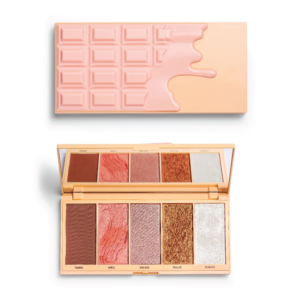 ของแท้ (กล่องบุบมีรอย) I Heart Revolution Praline Chocolate Palette