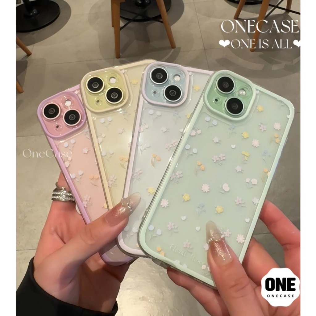 เคสไอโฟน7 สำหรับ IPhone 13 12 16 15 11 14 Pro Max XS XR X Max 8 Plus SE 2020 สีลูกกวาด ทิวลิป เรียบง่าย แฟชั่น แฟนซี เคส - รูปที่ 5