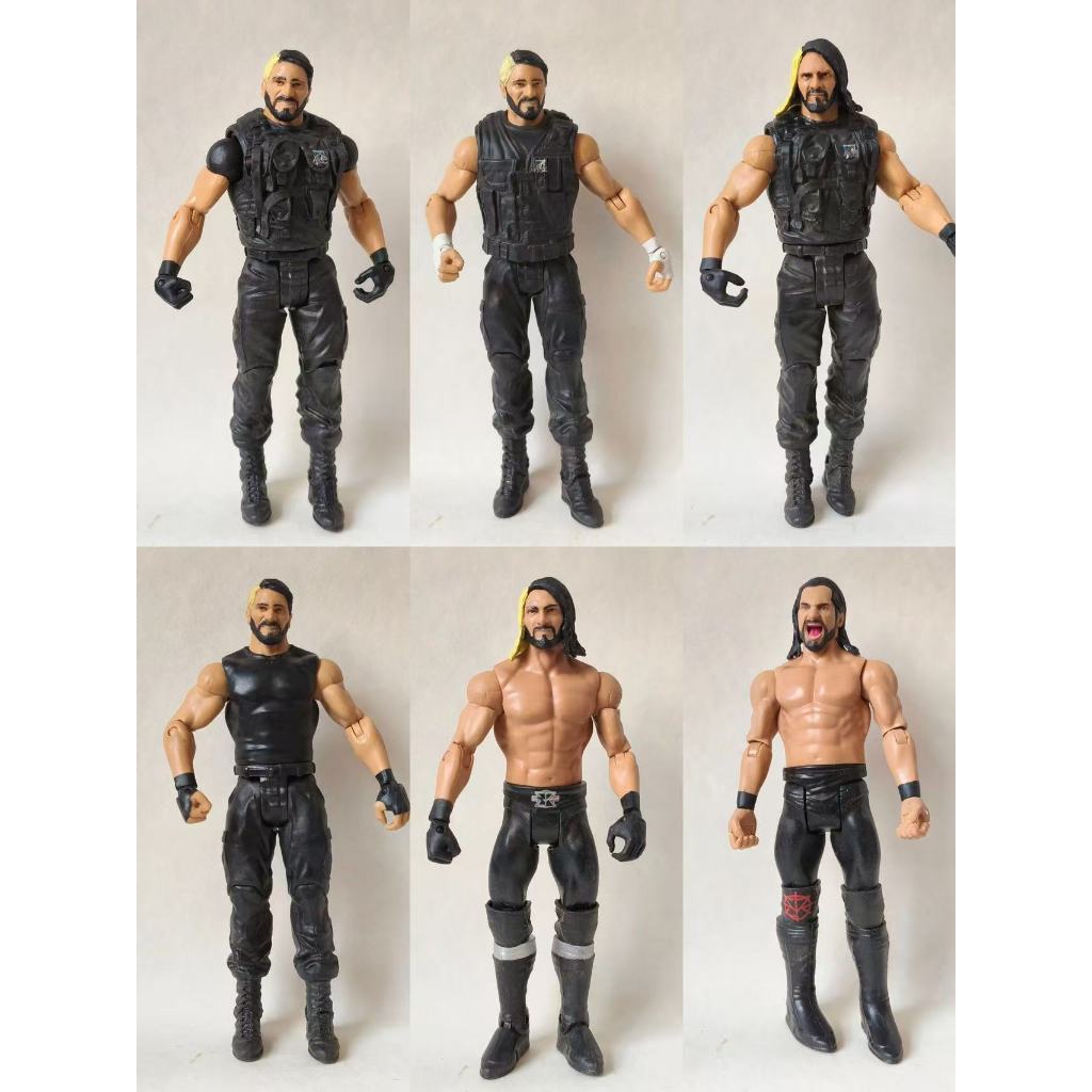 Mattel's WWE Original Divine Shield Roman Seth Rawlings Dean Ambrose Wrestlers Doll