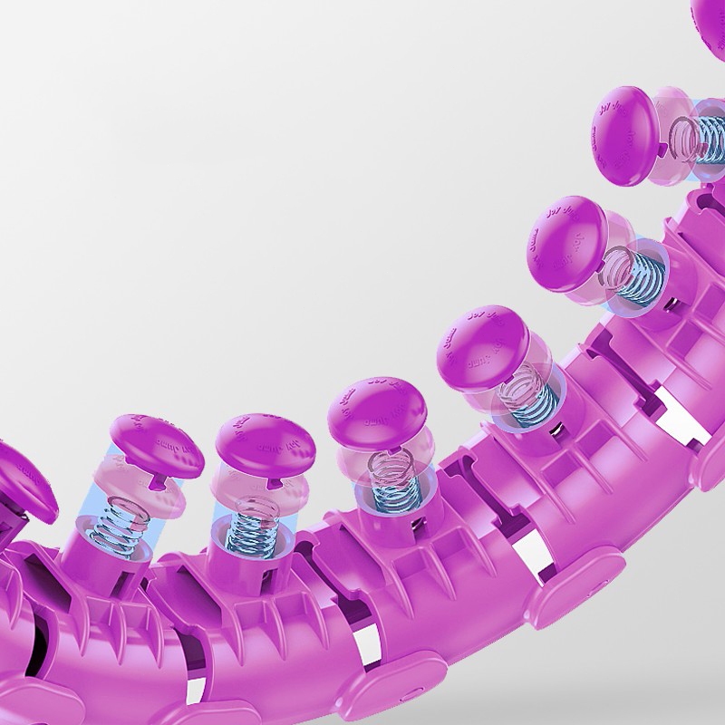 ฮูล่าฮูป ห่วงฮูลาฮูปอัจฉริยะ ถอดออกได้ นวดแม่เหล็กนับอัจฉริยะ อุปกรณ์ออกกำลังกายลดหน้าท้อง ลดน้ำหนักอย่างง่ายดาย - รูปที่ 3