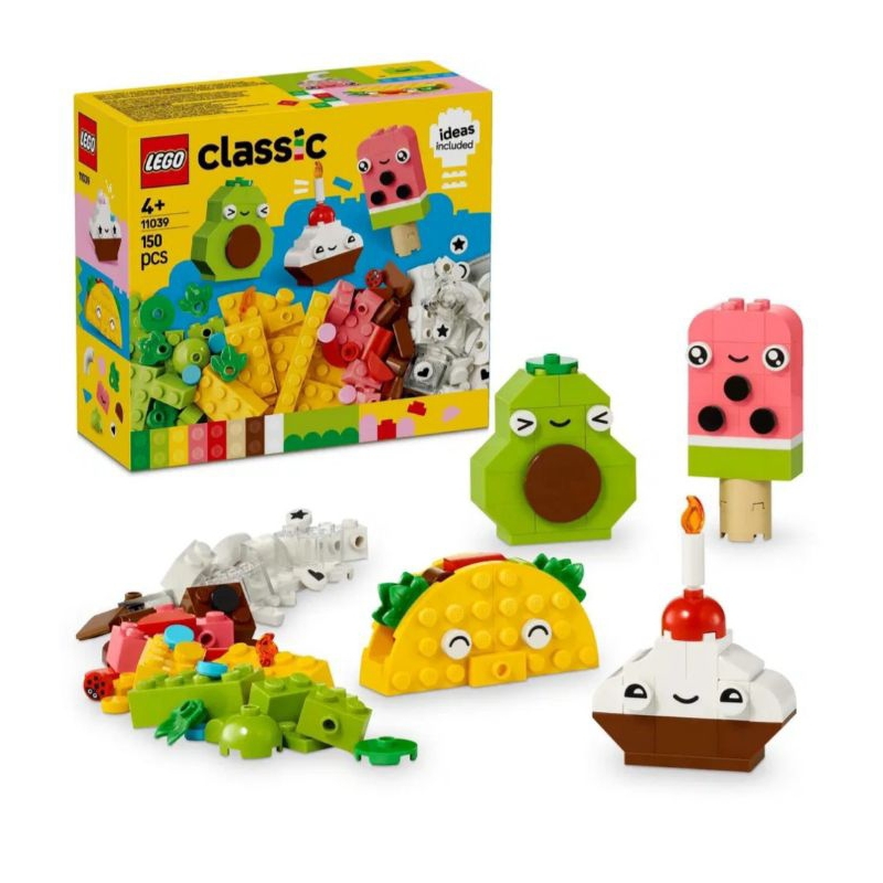 LEGO Classic 11039 Creative Food Friends (150 Pieces)