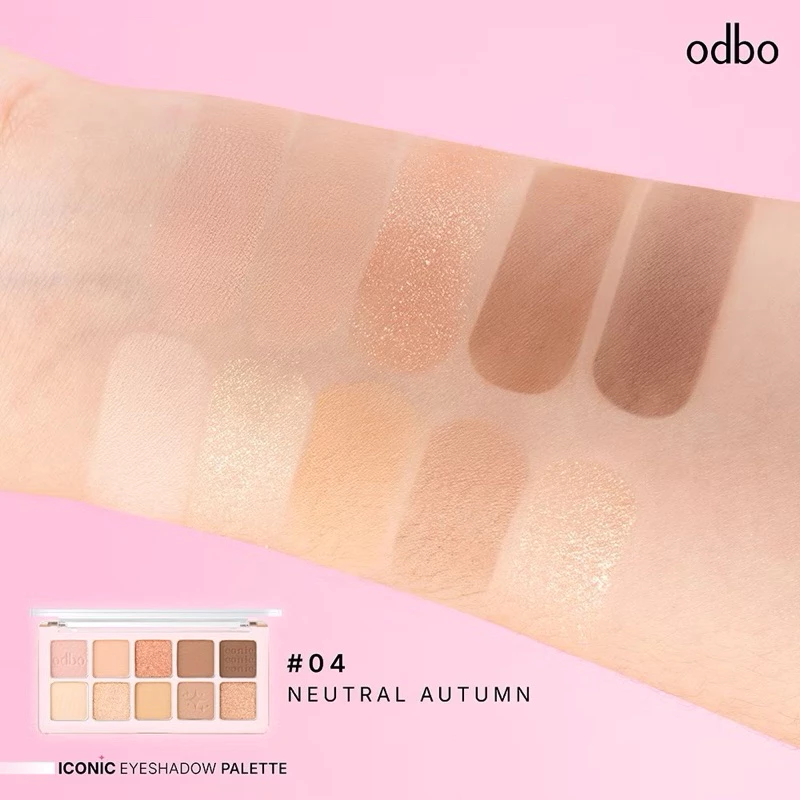 ODBO ICONIC EYESHADOW PALETTE อายแชโดว์ personal color thumbnail 7
