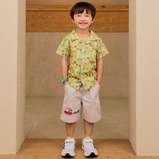 e'clat เสื้อเชิ๊ตเด็ก เสื้อเด็กผู้ชาย 1-6ปี ผ้าพิมพ์ลายสัตว์…