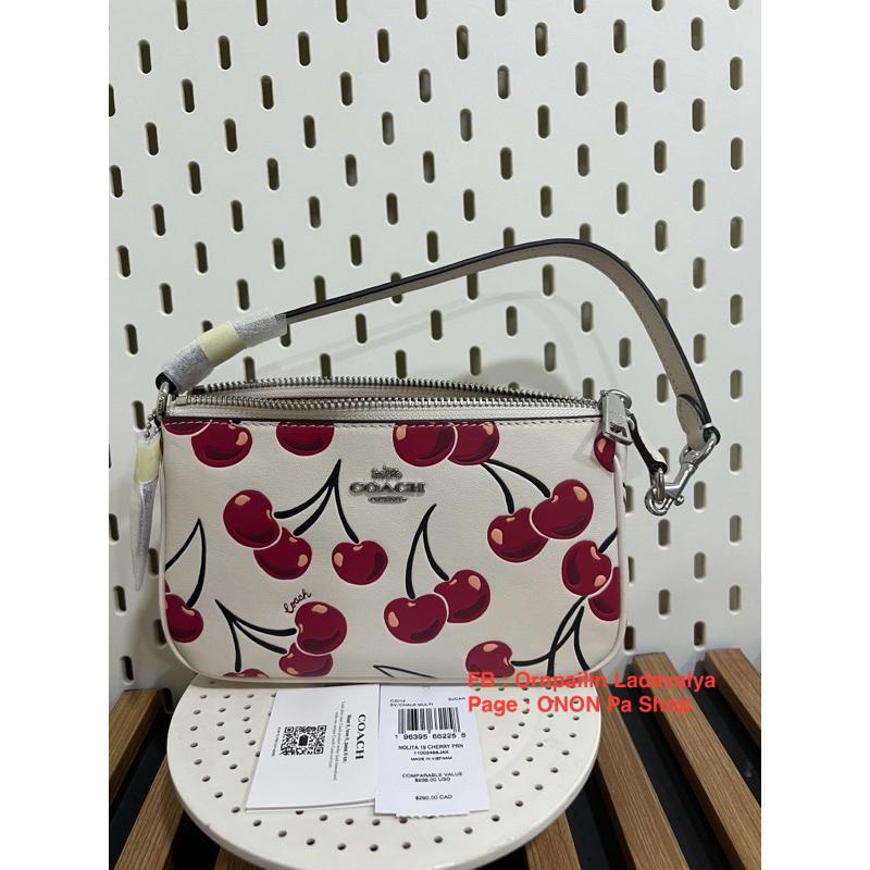 Coach Nolita 19 With Cherry Print 🍒🍒🍒
