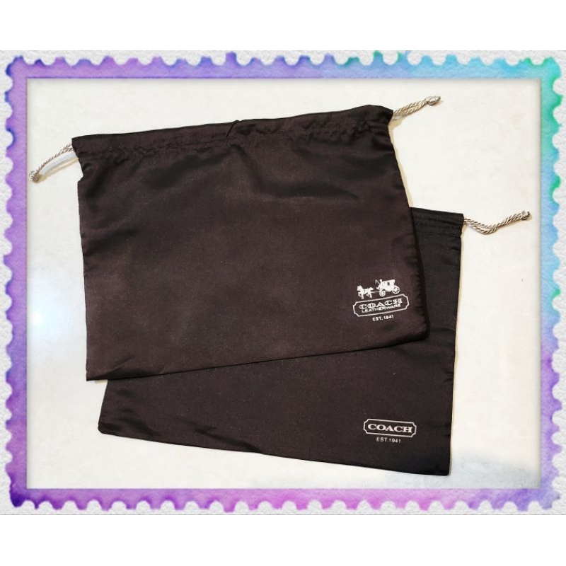 ถุงผ้า หูรูด Coach  เก็บของจุกจิก มีให้เลือกหลายขนาด