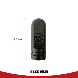 เสาวิทยุสื่อสารใส่ซิม ทรงแบนสั้น ขั้ว SMA (M) สำหรับ Spender TC-4M หรือวอซิมที่ขั้วแบบเดียวกัน