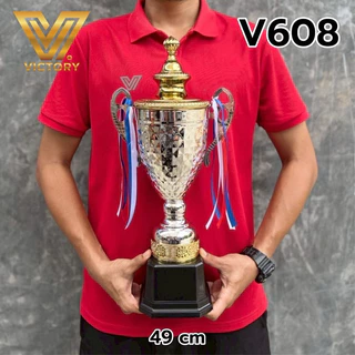 ถ้วยรางวัลVictory โลหะ สี ทูโทนเงินทอง รุ่นV606-V609
