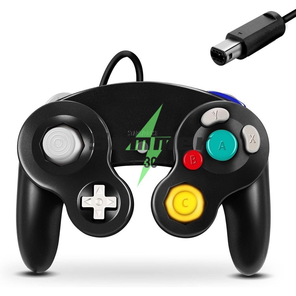Summer ตัวควบคุม GameCube ตัวควบคุมแบบมีสายแบบคลาสสิกสำหรับ Wii Nintendo GameCube