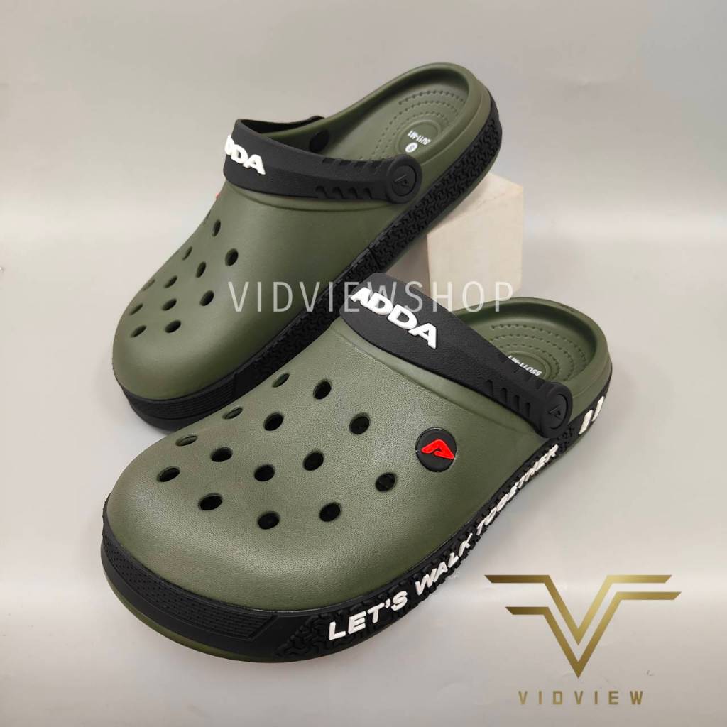 VIDVIEW !!ลดสนั่น!! รองเท้าหัวโต ชาย Adda 55U11 ใส่สบาย พื้นนิ่ม ไซส์ 40-45 ยี่ห้อแอ๊ดด้า